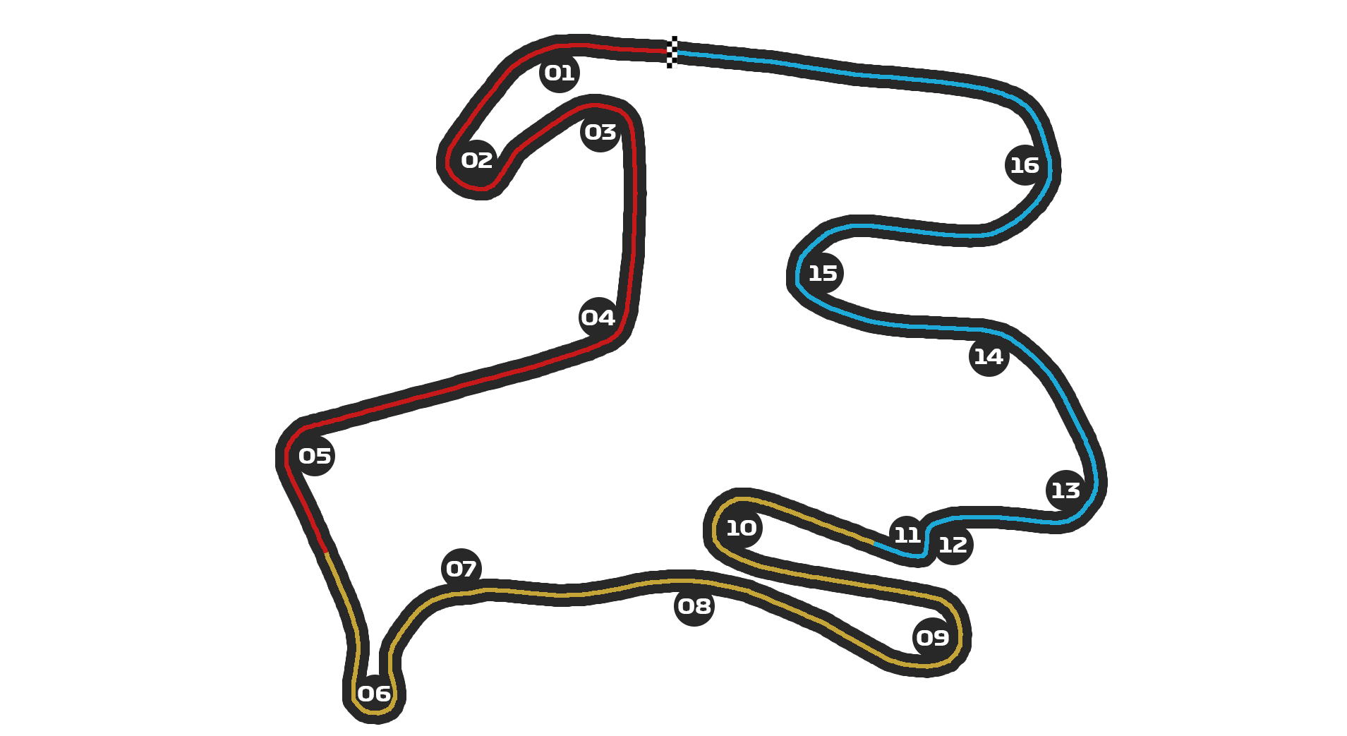 Carte du circuit